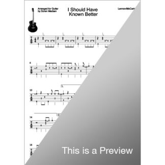 I Should Have Known Better by Lennon/McCartney