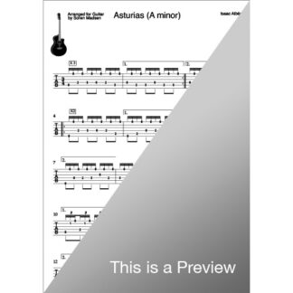 Asturias (A minor) by Isaac Albéniz