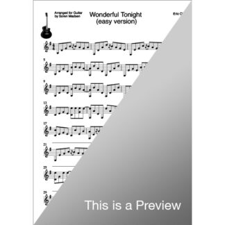 EASY - Sheet Music for Acoustic Guitar